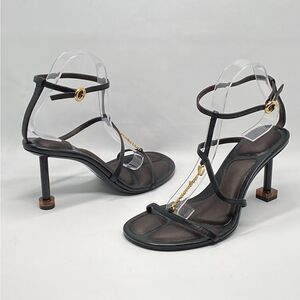 JACQUEMUS Les sandales Pralu Strappy Sandals size 40